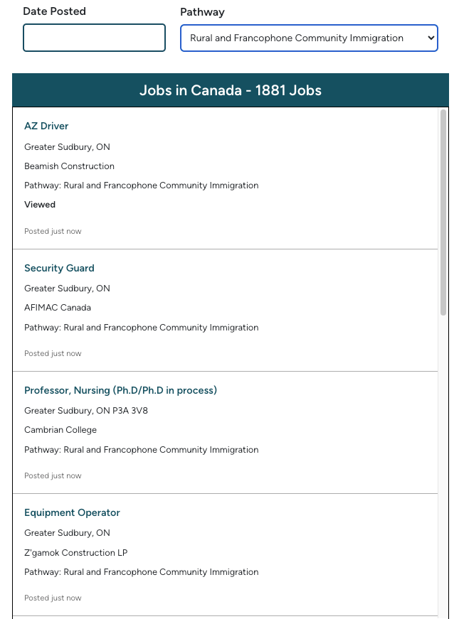 Priority PR pathway for construction in 2025. Undocumented workers also eligible.